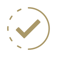 check mark in circle icon